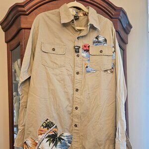NWT Rip Curl Men's Button Down Shirt
